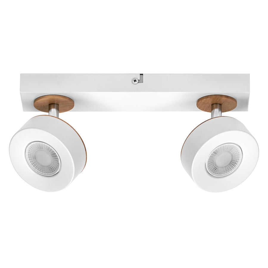 Osram LED Spot Decor Pluto 2-flammig 9,6W/3000K 615lm warmweiß nicht dimmbar weiß IP20