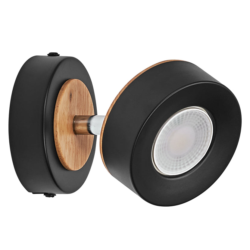 Osram LED Spot Decor Pluto 1-flammig 4,8W/3000K 300lm warmweiß nicht dimmbar schwarz IP20
