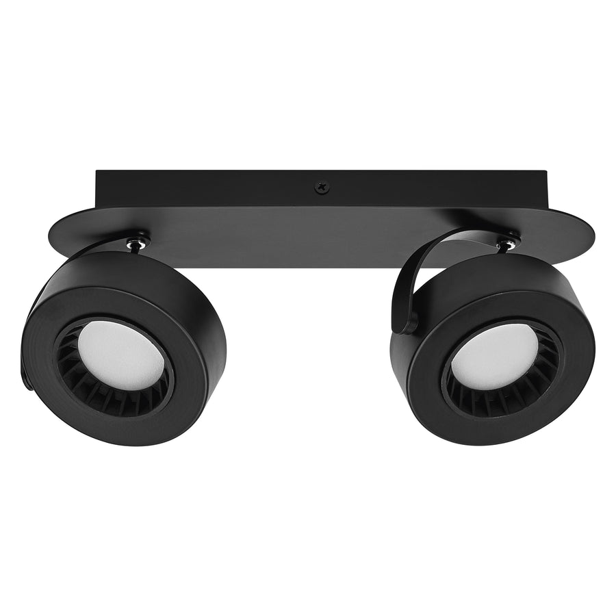 Osram LED Spot Decor Venus 2-flammig 10,5W/3000K 450lm warmweiß nicht dimmbar schwarz IP20