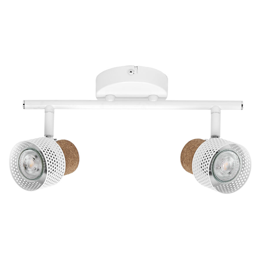Osram LED Spot Decor Cork 2-flammig 6,8W/2700K 460lm warmweiß dimmbar weiß IP20