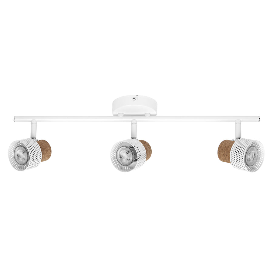 Osram LED Spot Decor Cork 3-flammig 10,2W/2700K 690lm warmweiß dimmbar weiß IP20