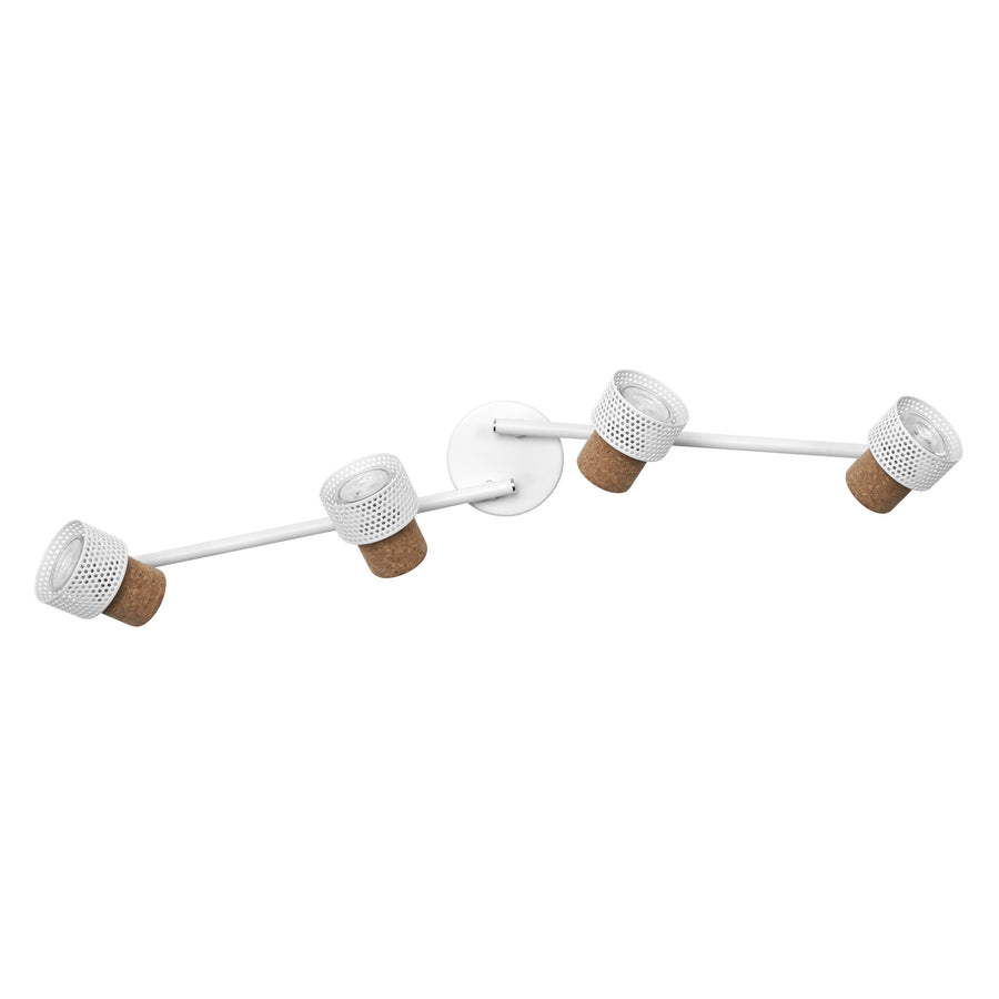 Osram LED Spot Decor Cork 4-flammig 13,6W/2700K 920lm warmweiß dimmbar weiß IP20