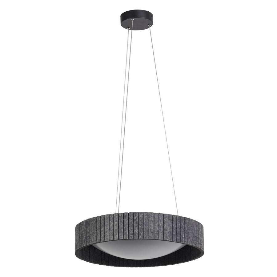 Osram LED Pendelleuchte Decor Felt Cylinder 28W/3000K 1000lm warmweiß nicht dimmbar dunkelgrau IP20
