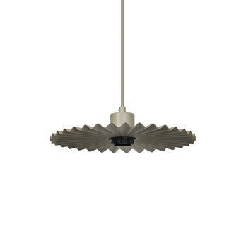 Osram Pendelleuchte Decor Plissee 1-flammig E27 nicht dimmbar beige IP20