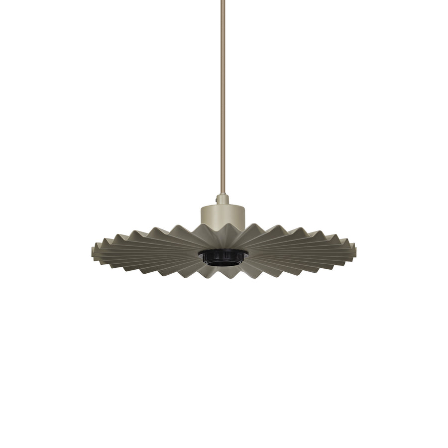 Osram Pendelleuchte Decor Plissee 1-flammig E27 nicht dimmbar beige IP20