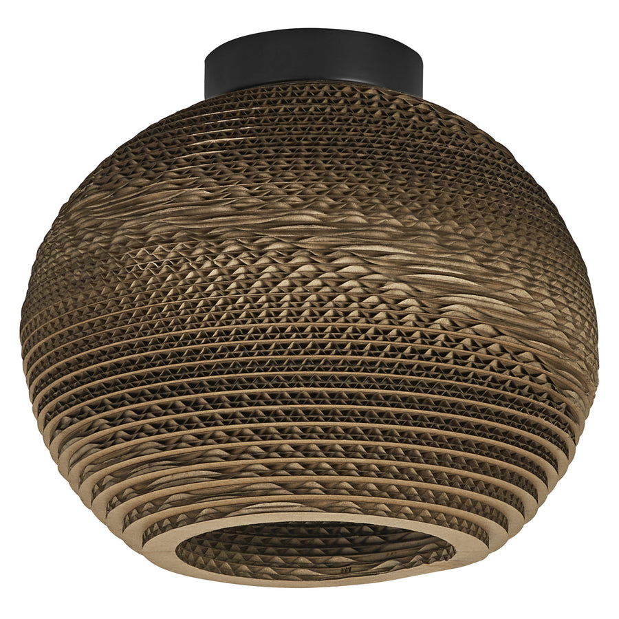 Osram Deckenleuchte Decor Cardboard Ball 1-flammig E27 nicht dimmbar braun IP20