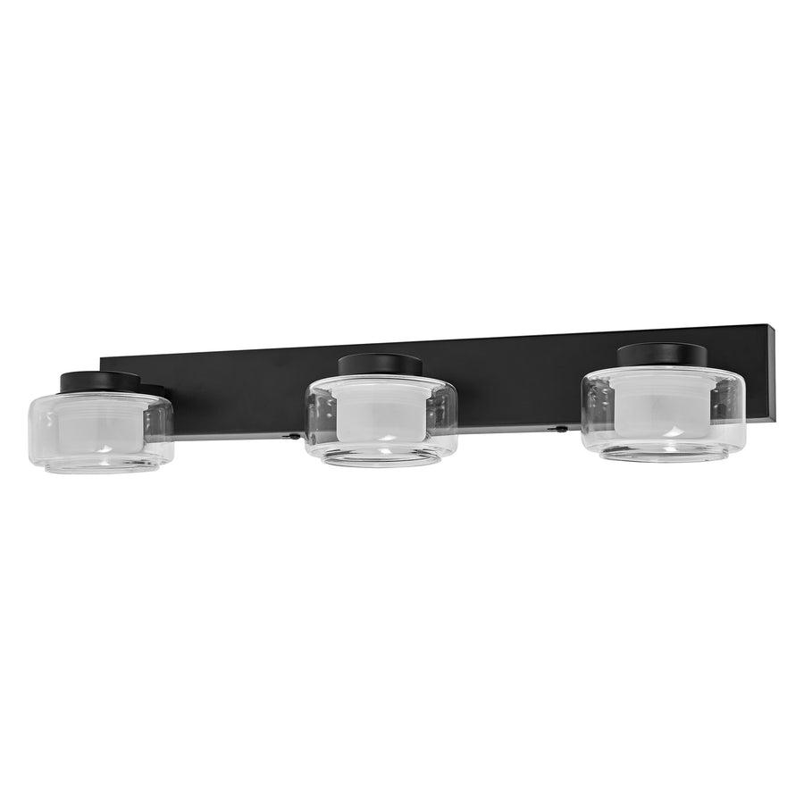 Osram LED Deckenleuchte Orbis Flame 3-flammig Click 16,5W/3000-4000K 1050lm tunable white nicht dimmbar schwarz IP44