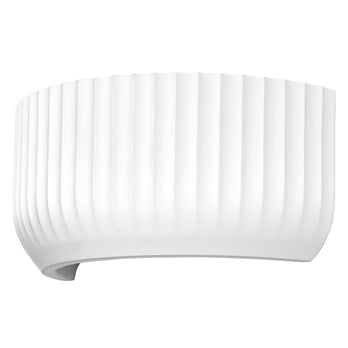 Osram Wandleuchte Decor Plaster Routes Up 1-flammig E27 nicht dimmbar weiß IP20