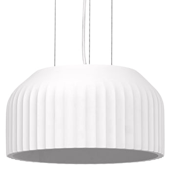 Osram Pendelleuchte Decor Plaster Routes 1-flammig E27 nicht dimmbar weiß IP20 Ø300mm
