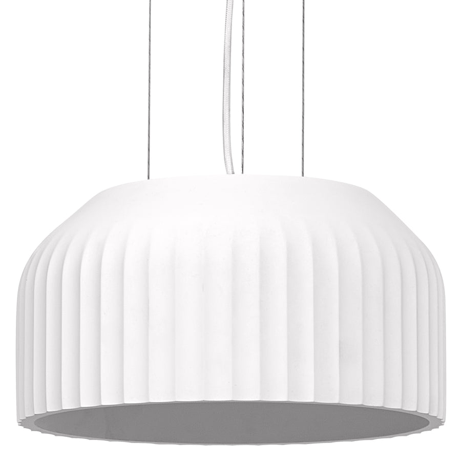 Osram Pendelleuchte Decor Plaster Routes 1-flammig E27 nicht dimmbar weiß IP20 Ø300mm