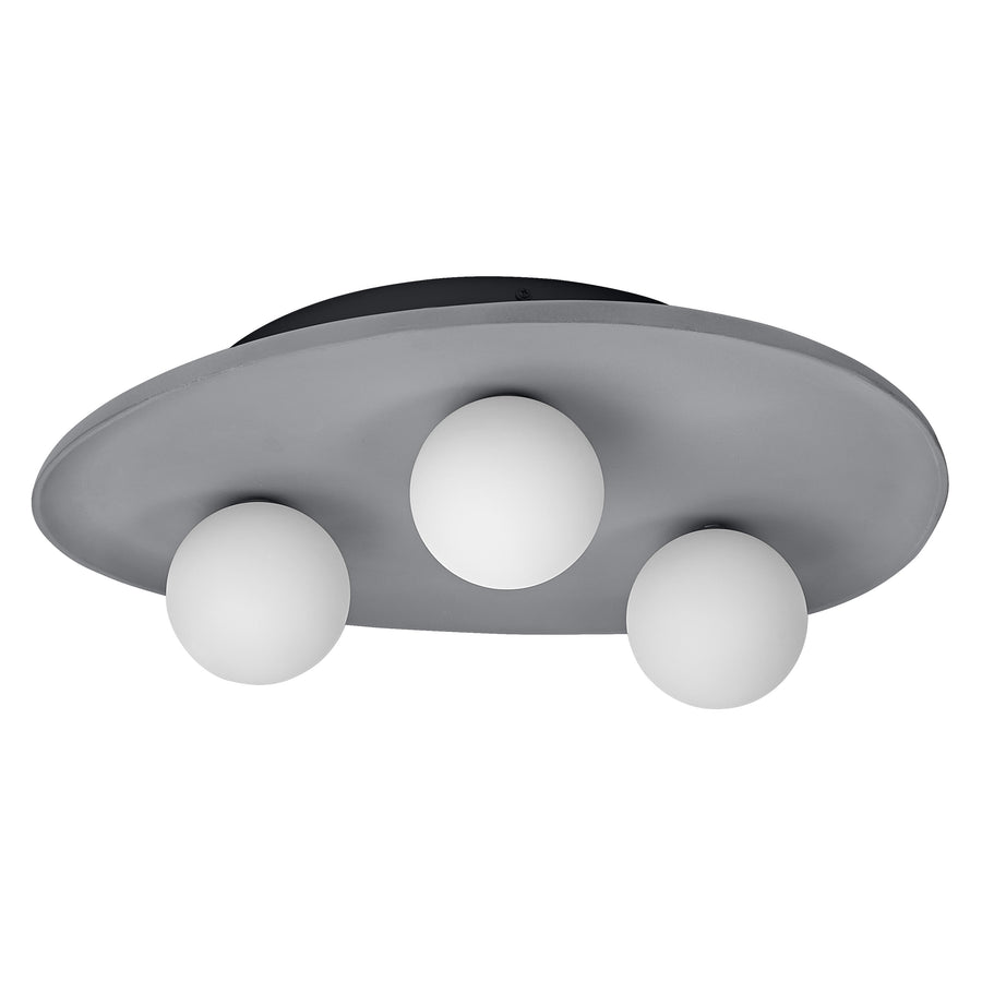 Osram Deckenleuchte Decor Concrete Nest 3-flammig G9 nicht dimmbar grau IP20