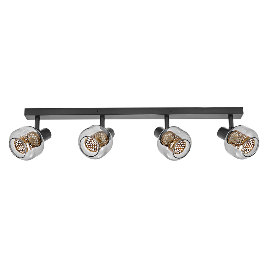 Osram LED Spot Decor Firefly 4-flammig 11,2W/2700K 1000lm warmweiß dimmbar schwarz IP20