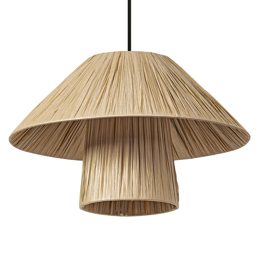 LEDVANCE Pendelleuchte Decor Bamboo Paper Hut Pendant 400 E27 braun, ohne Leuchtmittel