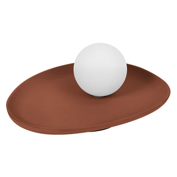Osram Tischleuchte Decor Clay Nest 1-flammig G9 nicht dimmbar braun IP20