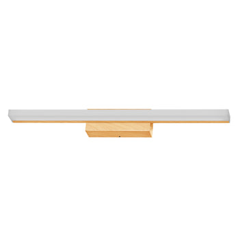 Osram LED Spiegelleuchte Orbis 60cm Click 10W/3000-4000K 950lm tunable white dimmbar Holzdekor IP44