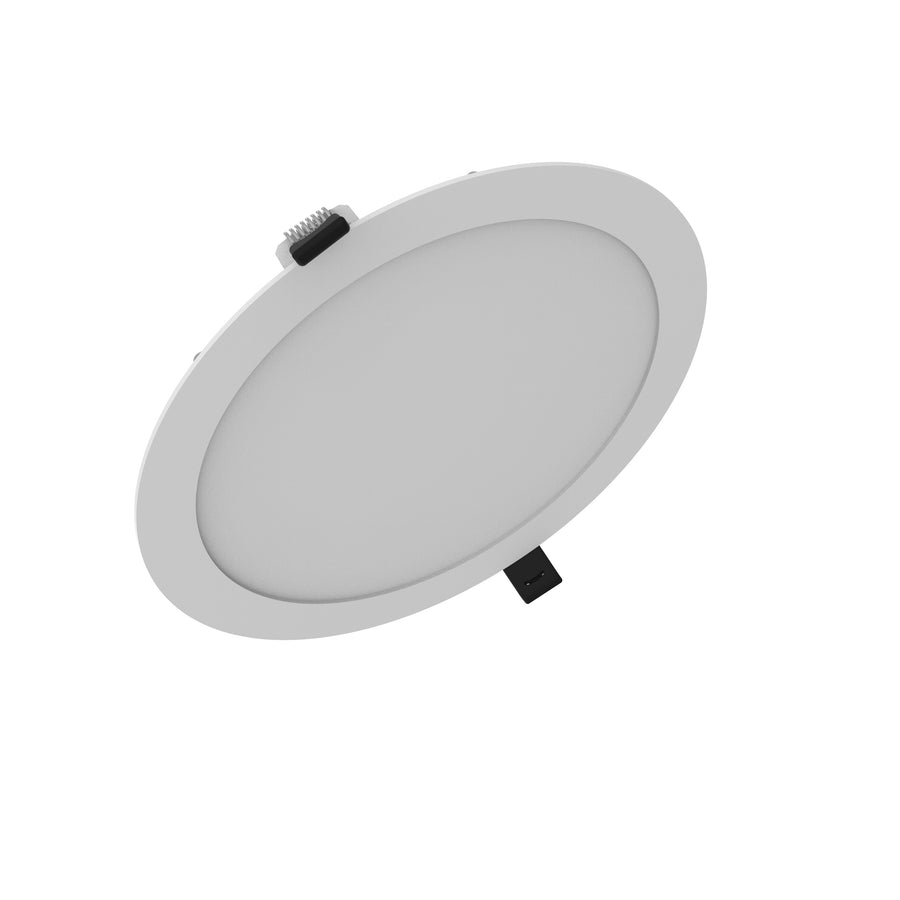 LEDVANCE LED Downlight Slim Alu D205 19/14,3/9,5 W 3000/4000 K 1900 lm IP44 Ø217 mm weiß