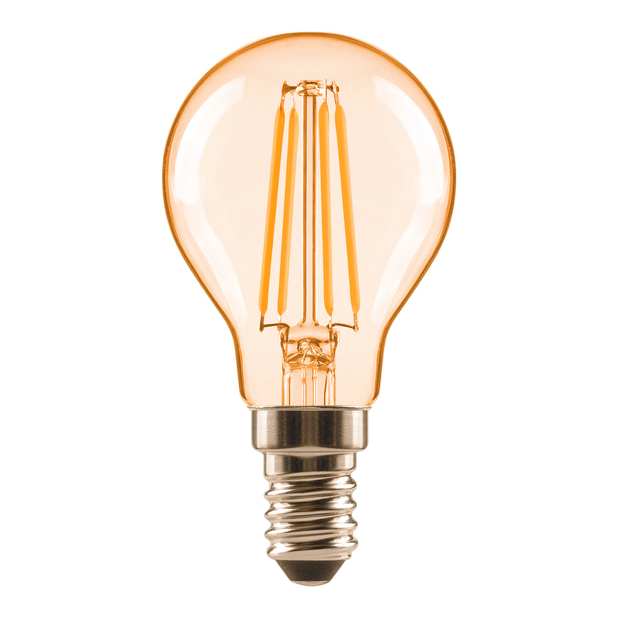 Osram LED Filament Classic P klar gold 300° 4,2-33W/824 extra warmweiß 380lm E14 220-240V