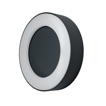 LEDVANCE LED-Außenwandleuchte Endura Style Ring 13,5 W/830 480 lm warmweiß dunkelgrau IP54