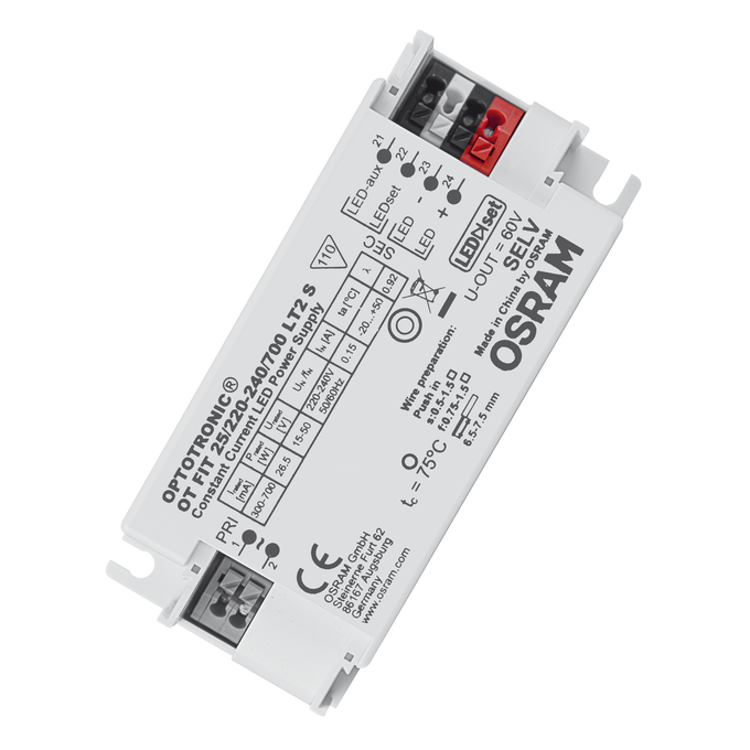 LEDVANCE Treiber OT FIT 25/220…240/700 LT2 S 26,5W IP20