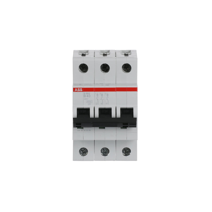 ABB Leitungsschutzschalter S203-B40 3-polig Charakteristik B 40 A 6 kA