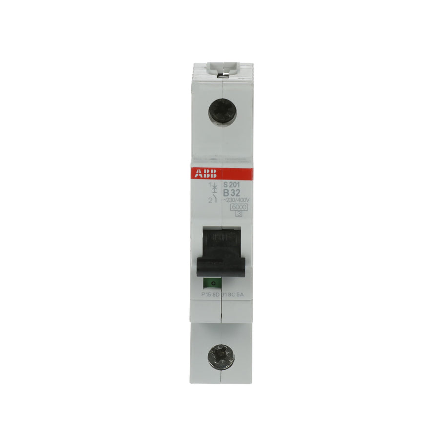 ABB Leitungsschutzschalter S201-B32 1-polig Charakteristik B 32 A 6 kA