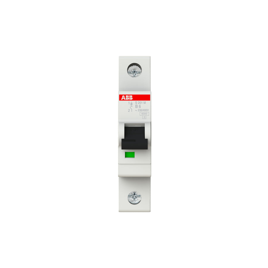 ABB Leitungsschutzschalter S201M-B6 1-polig Charakteristik B 6 A 10 kA