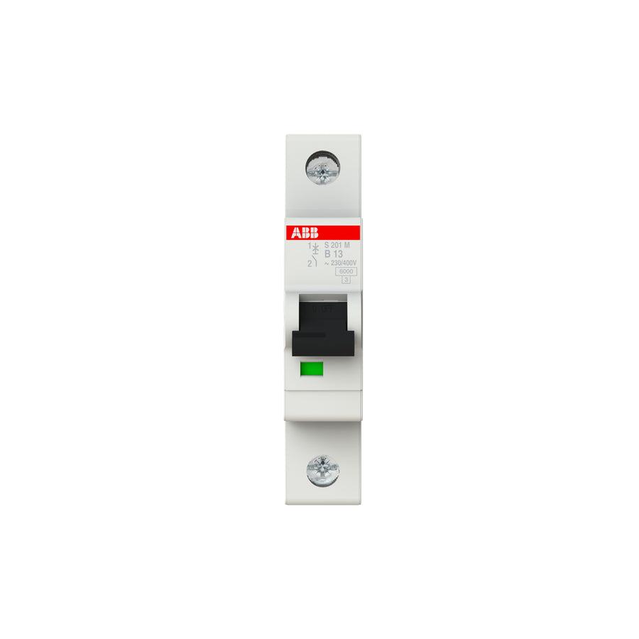 ABB Leitungsschutzschalter S201M-B13 1-polig Charakteristik B 13 A 10 kA