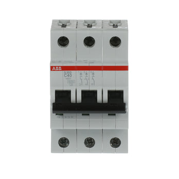 ABB Leitungsschutzschalter S203-C40 3-polig Charakteristik C 40 A 6 kA