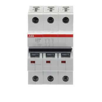 ABB Leitungsschutzschalter S203M-B63 3-polig Charakteristik B 63 A 10 kA