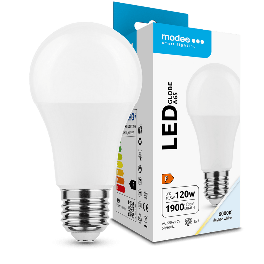Modee LED-Lampe Kugel A65 E27 270° 18,5W 1.900lm IP20