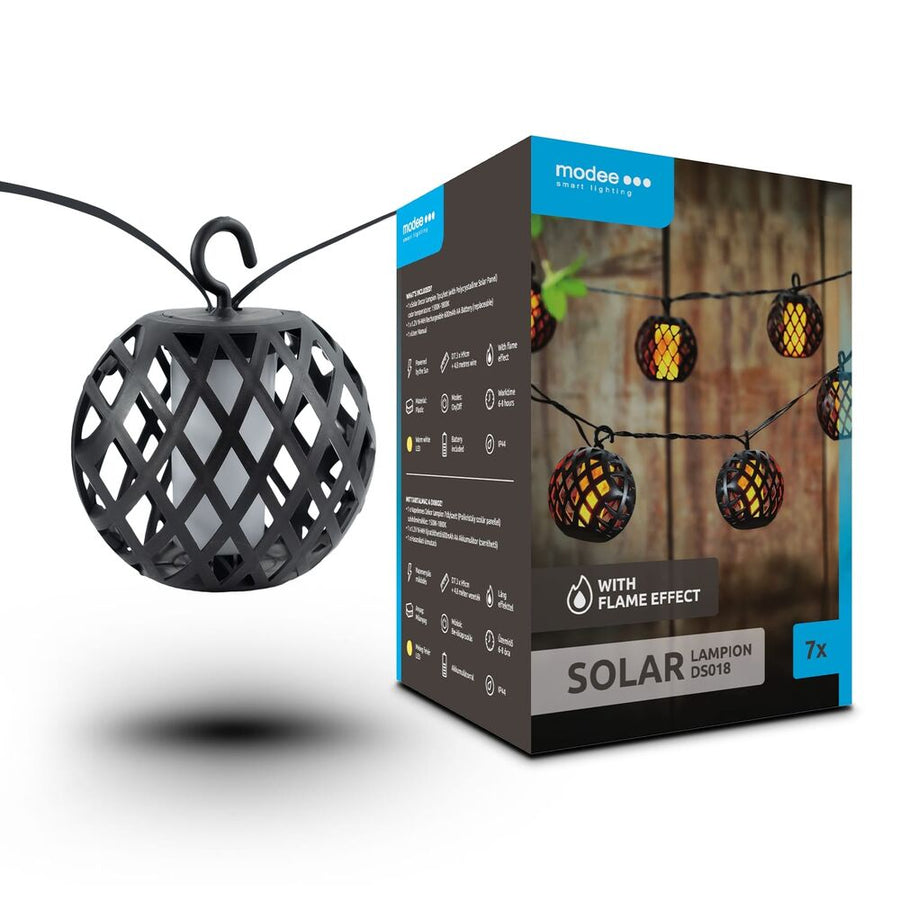 Modee Solar-Dekolampion 10 Stück 4,8m DS018 1800K IP44