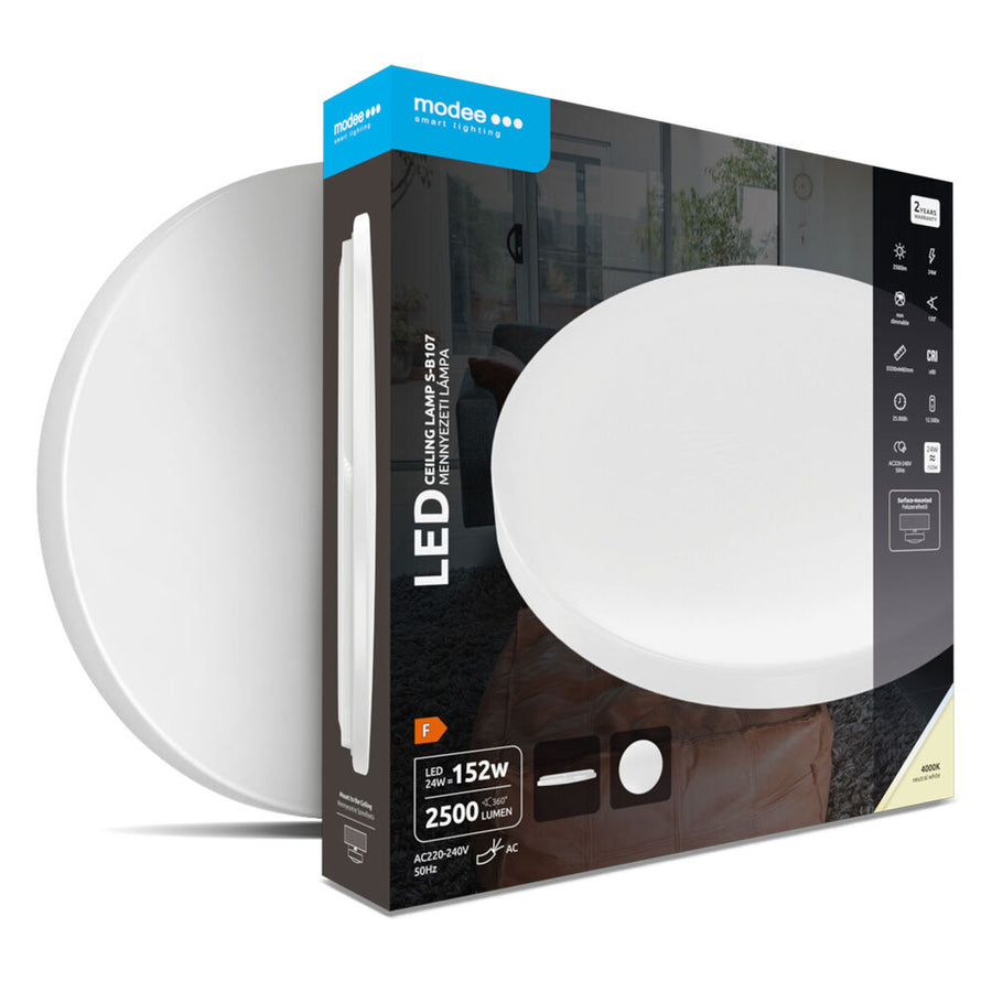 Modee LED-Deckenleuchte D330x60mm S-B107 24W 2.500lm 4000K IP20