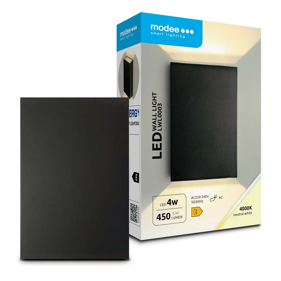 Modee LED-Wandleuchte LWL0003 83x123x30mm 4W 450lm IP65