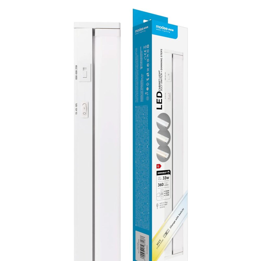 Modee LED-Unterbauleuchte 3 Farbtemperaturen, dimmbar 4,5W 360lm IP20