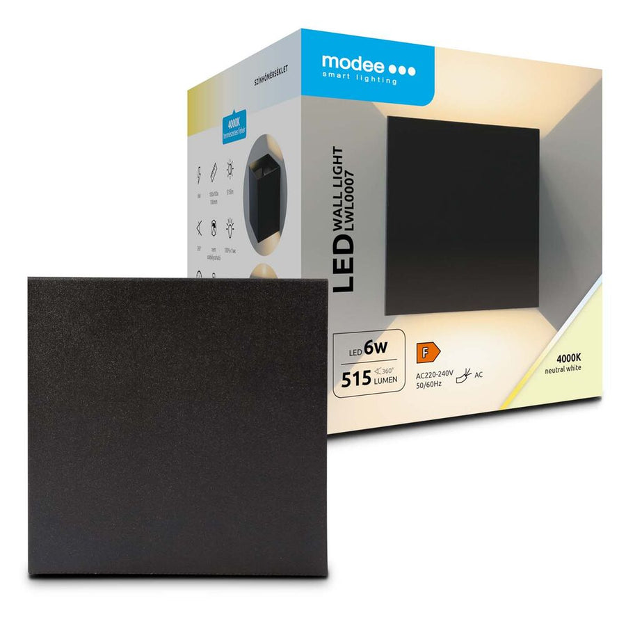 Modee LED-Wandleuchte LWL0007 100x100x100mm 6W 515lm IP65