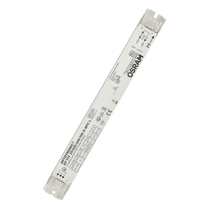 LEDVANCE LED-Treiber OT FIT 35 W/350 mA, NFC-Stromeinstellung, IP20
