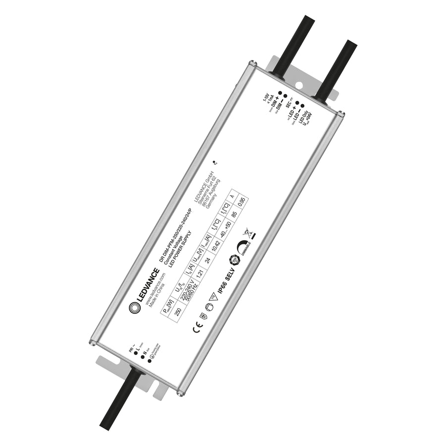 LEDVANCE LED-Treiber DR DIM-PFM 250 W/24 V, 1-10-V-dimmbar, IP66