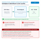 Technisches Schaltbild, Vorschaltgerät-Anschlussplan und Hinweis zu Elektrofachkraft (§ 13 NAV, DIN VDE 0100, DIN EN 50678/50699) & Versicherungsschutz (§ 81 VVG) für SONDERPOSTEN - Osram Powerstar HQI-T 150W/WDL G12 klar