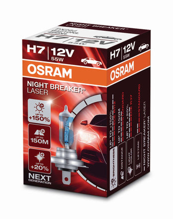 Osram HAL Night Breaker Laser H7 55W 1500lm PX26d 12V