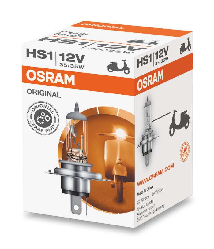 Osram HAL Original Line HS1 35W 820/520lm PX43t 12V – Produktansicht