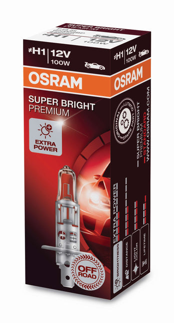 Osram HAL Super Bright Premium H1 100W 2600lm P14.5s 12V