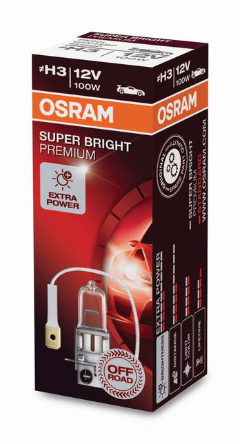 Osram HAL Super Bright Premium H3 100W 2300lm PK22s 12V