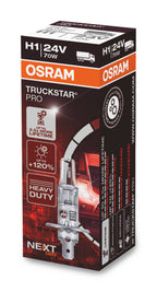 Osram HAL Truckstar Pro H1 LKW 70W 1900lm P14.5s 24V – Produktansicht