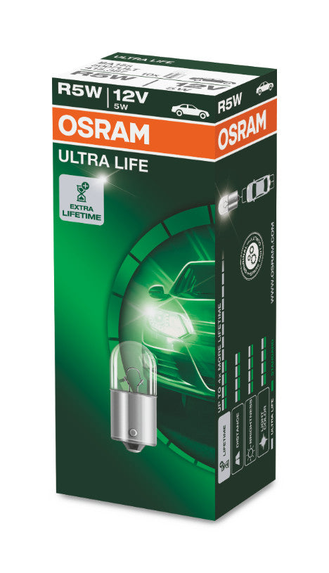 Osram AUX Ultra Life R5W 5W 50lm BA15s 12V – Produktansicht