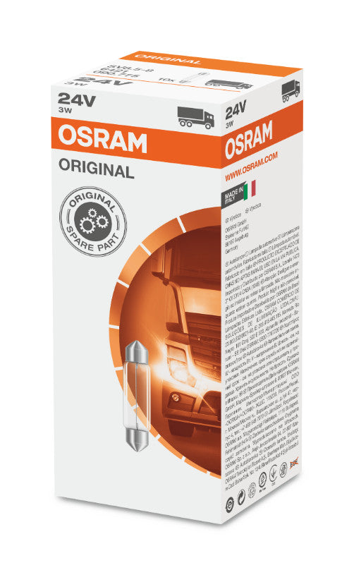 Osram AUX Original C5W 3W 17lm SV8.5-8 24V – Produktansicht