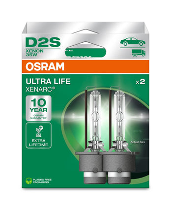 Osram HID Xenarc Ultra Life D2S 35W 3200lm P32d-2 85V 2er Pack