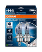 Osram HAL Cool Blue Boost H4 100/90W 1600/760lm bis 5500k P43t 12V 2er Pack