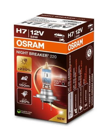 Osram HAL Night Breaker 220 H7 55W 1500lm PX26d 12V