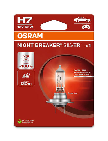 Osram HAL Night Breaker Silver H7 55W 1500lm PX26d 12V