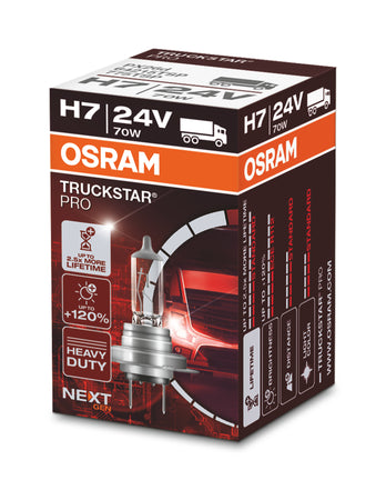 Osram HAL Truckstar Pro H7 LKW 70W 1750lm PX26d 24V